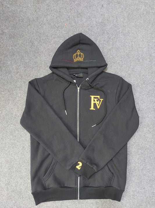 (black) zip up hoodie